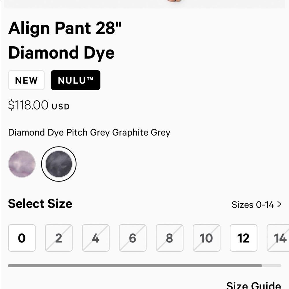 NWT Lululemon Align 28” Diamond Dye - Picture 4 of 8